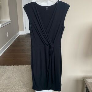 Sleeveless black dress